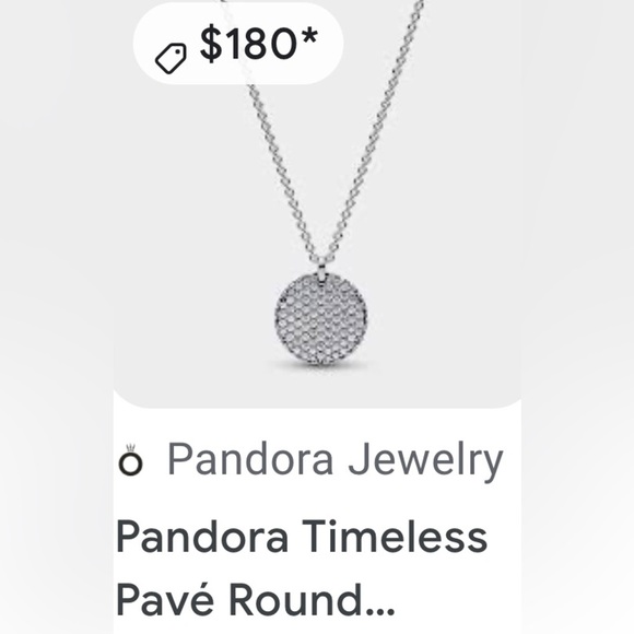 Park Lane Ventura Silver Round Pave Necklace and Bracelet - Picture 15 of 16